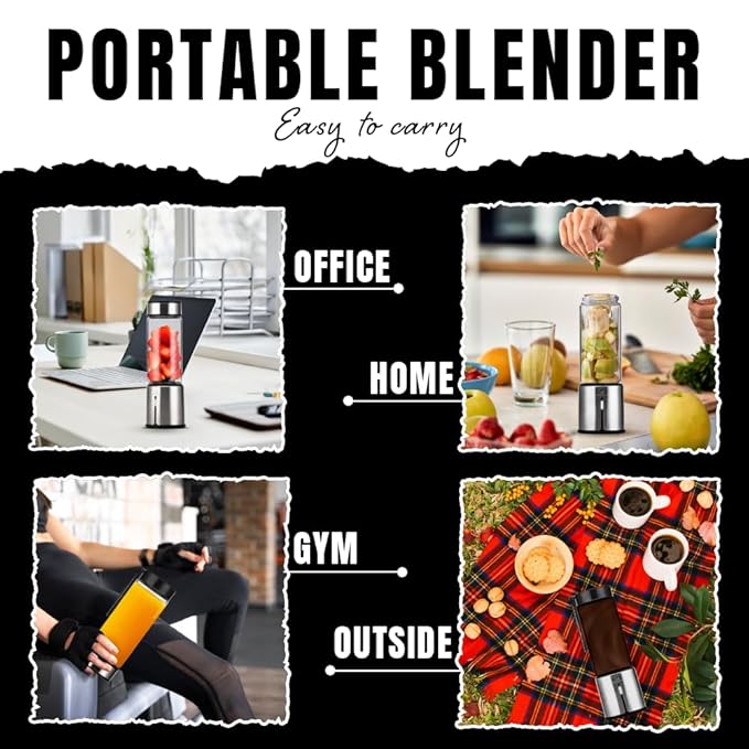 Portable USB Rechargeable mini juice blender Electric juice bottle for smoothies and mixer