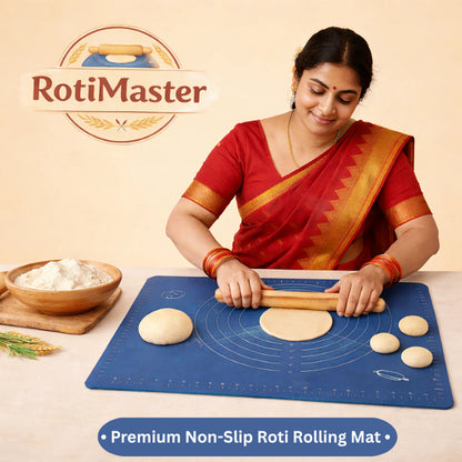 Roti Master Premium Non-Slip Silicone Roti Rolling Mat